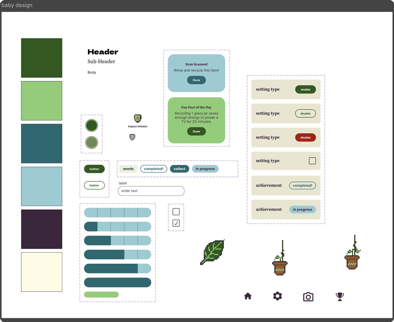 Sortly design system